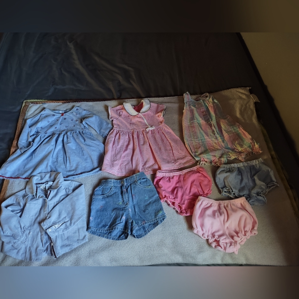 Bundle Of (8) Baby Clothing Items/Size 6-12 Month (Girls)